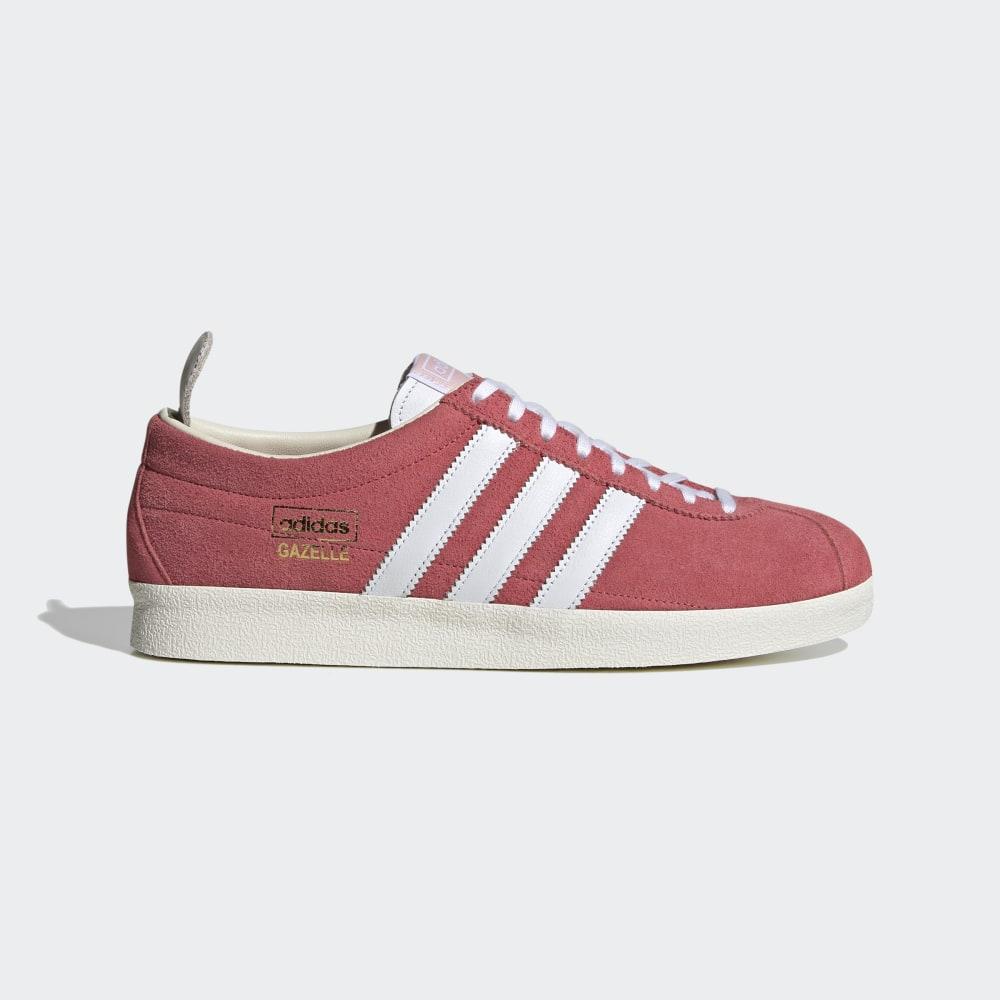 Adidas Women's Gazelle Vintage Originals Shoes Pink/White Ireland EF5576